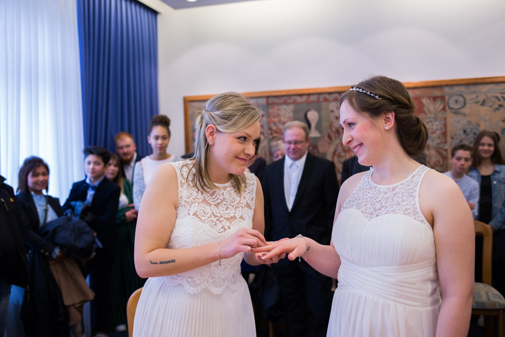 Hochzeit im Standesamt Wandsbek und Ohlendorffsche Villa in Volksdorf